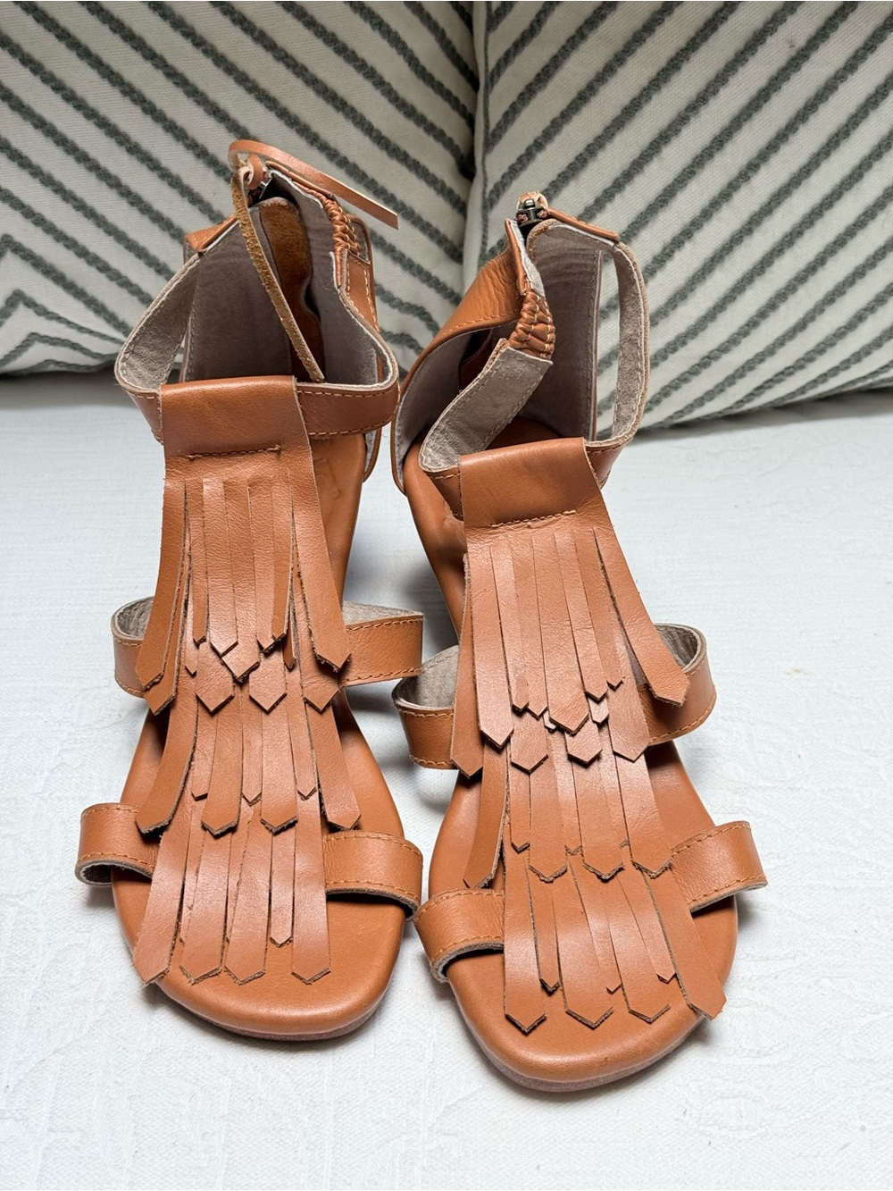 Bali Elf Fly Away Fringe Wedge Sandals